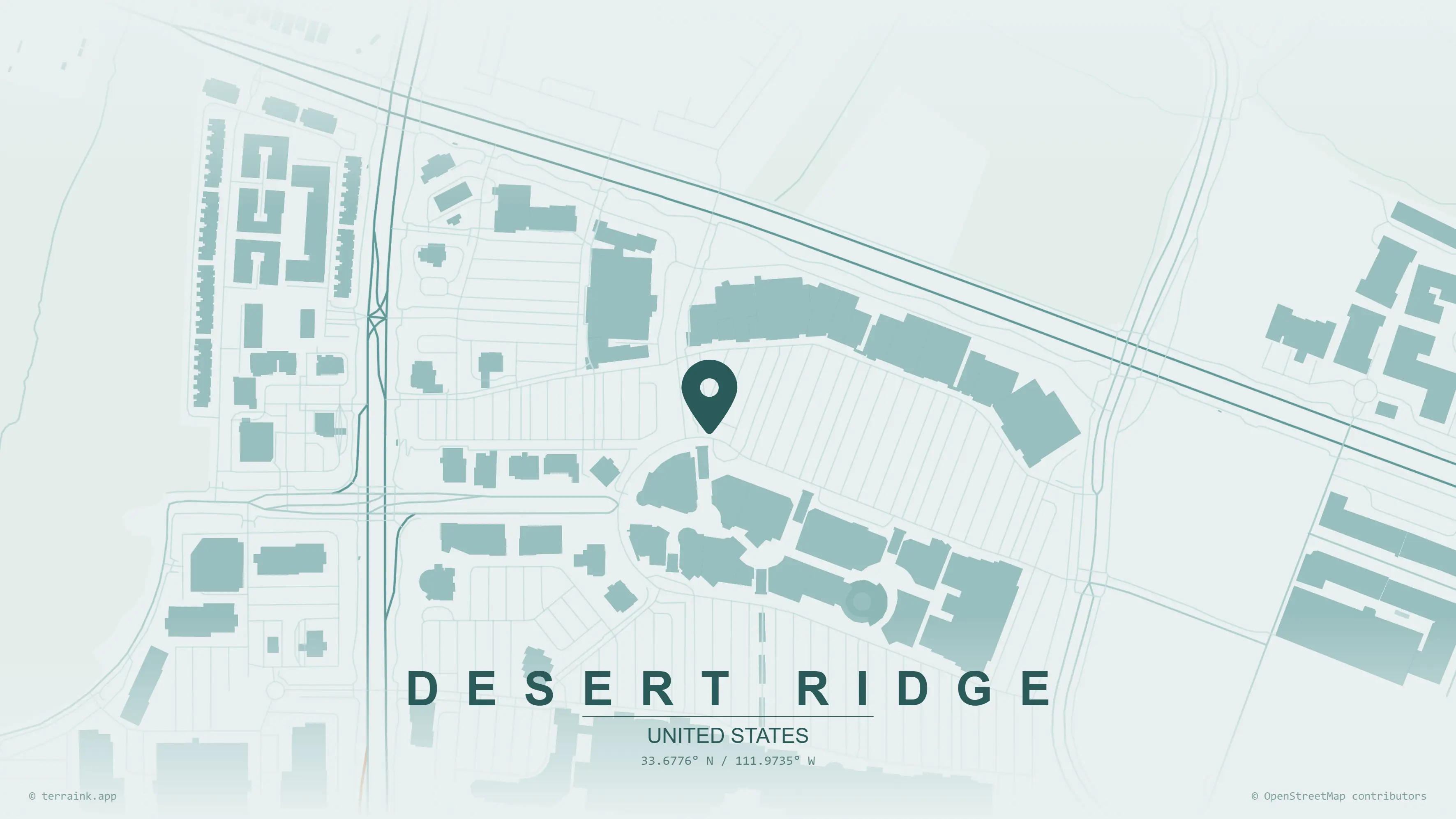 Location map showing Monsoon Season restaurant